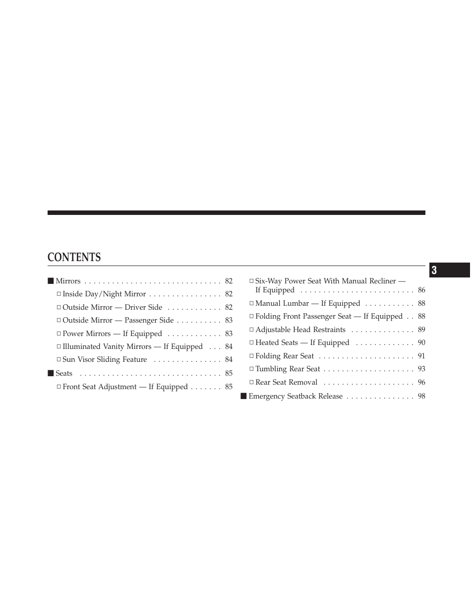 Chrysler 2010 PT Cruiser - Owner Manual User Manual | Page 80 / 368