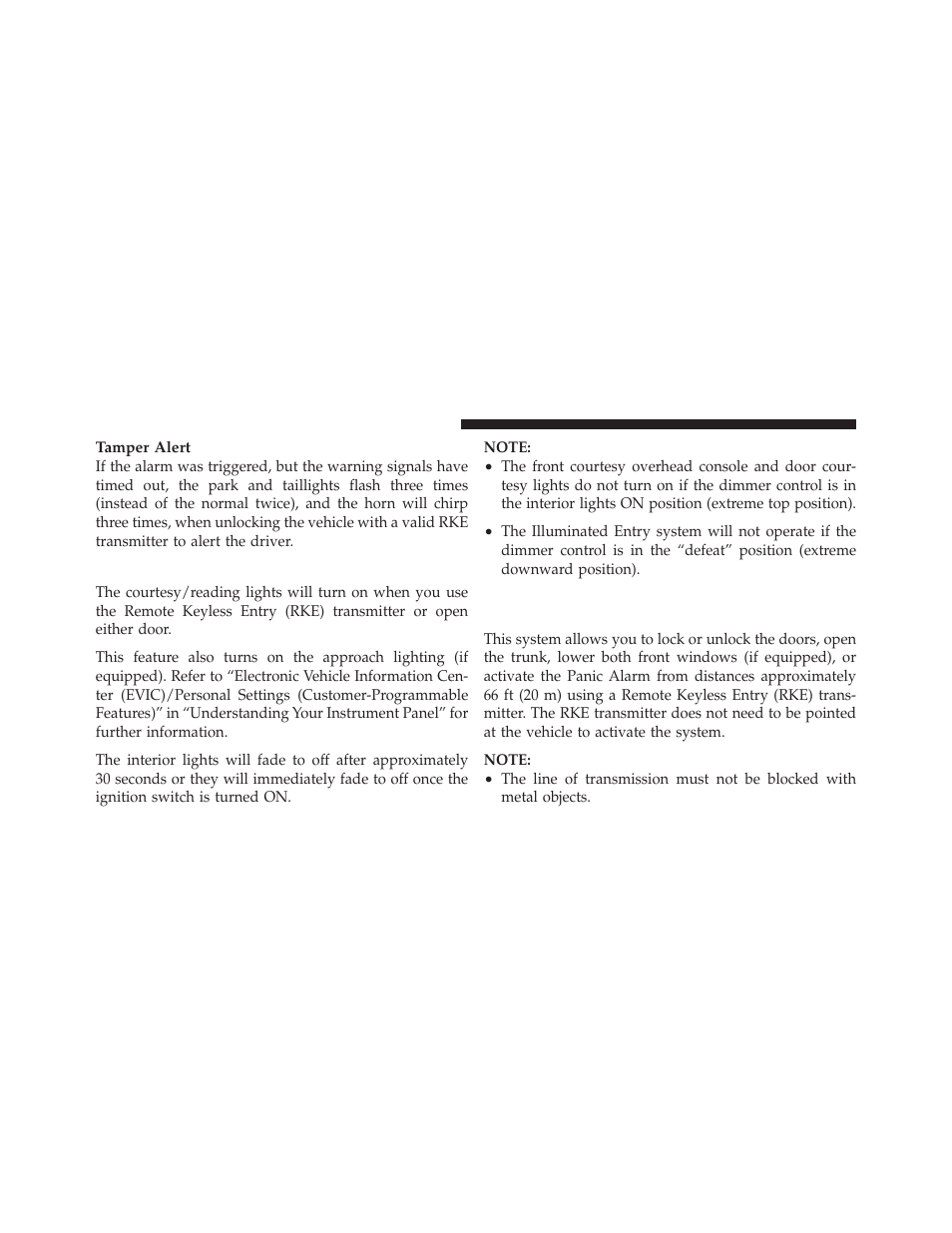 Illuminated entry — if equipped, Remote keyless entry (rke) — if equipped | Chrysler 2010 Sebring - Owner Manual User Manual | Page 21 / 444