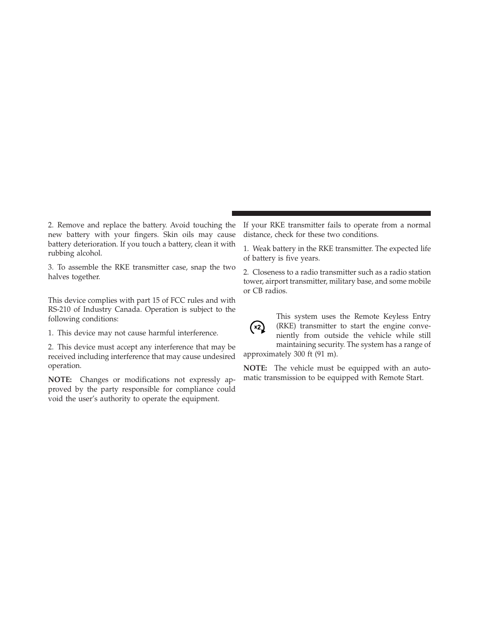 General information, Remote start system — if equipped | Chrysler 2010 Sebring - Owner Manual User Manual | Page 27 / 444