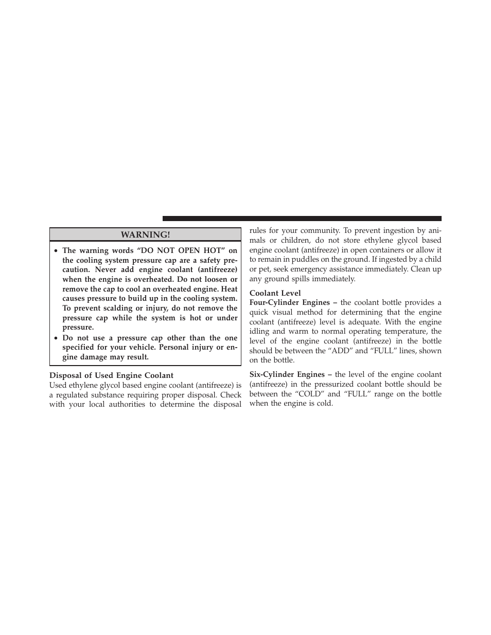 Chrysler 2010 Sebring - Owner Manual User Manual | Page 365 / 444