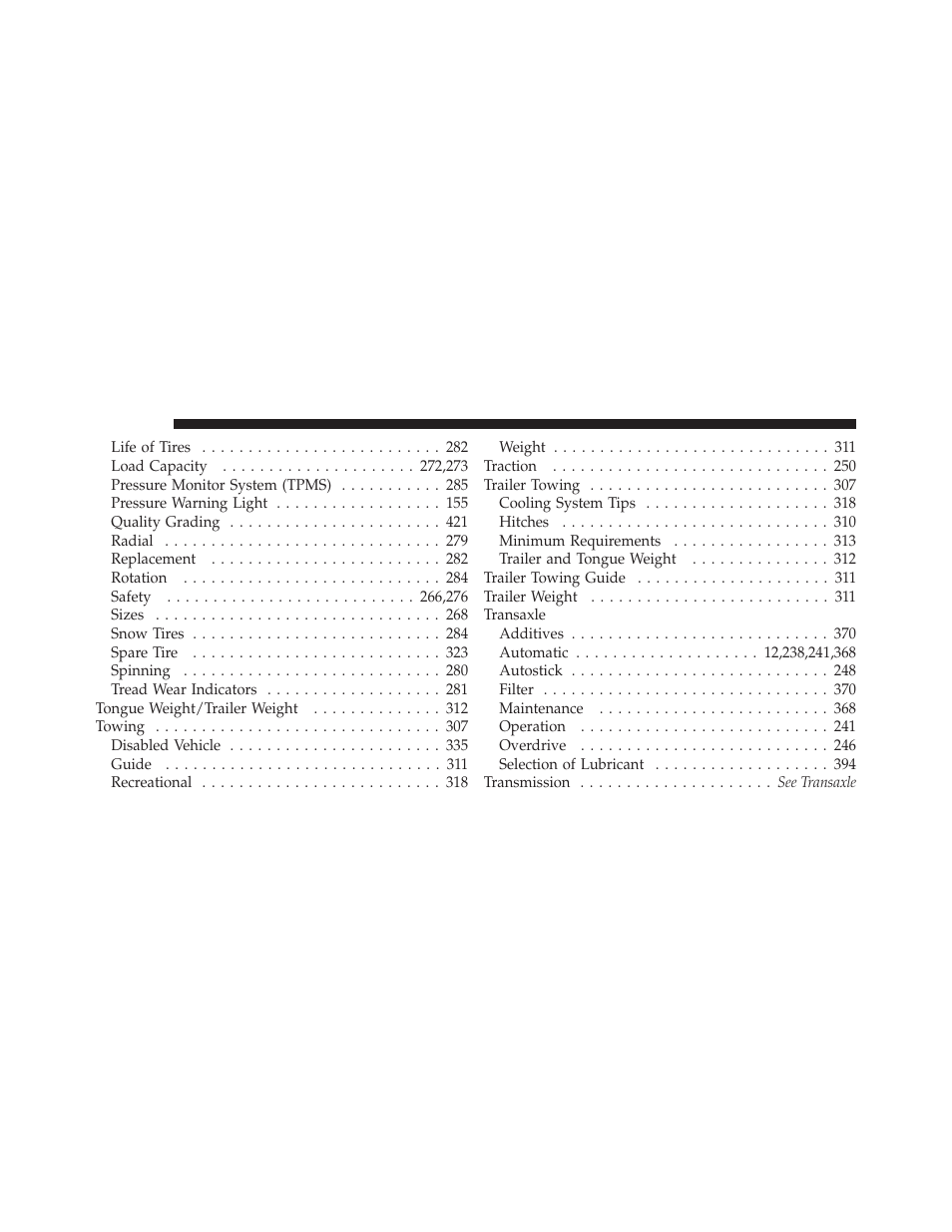 Chrysler 2010 Sebring - Owner Manual User Manual | Page 441 / 444