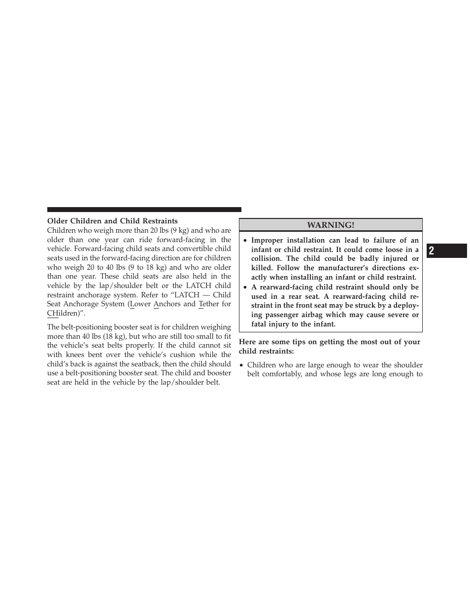 Chrysler 2010 Sebring - Owner Manual User Manual | Page 72 / 444