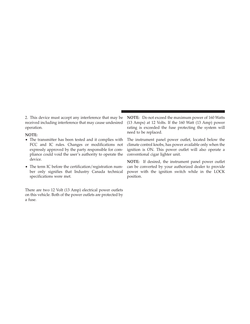 Electrical power outlets | Chrysler 2010 Sebring Convertible - Owner Manual User Manual | Page 145 / 457