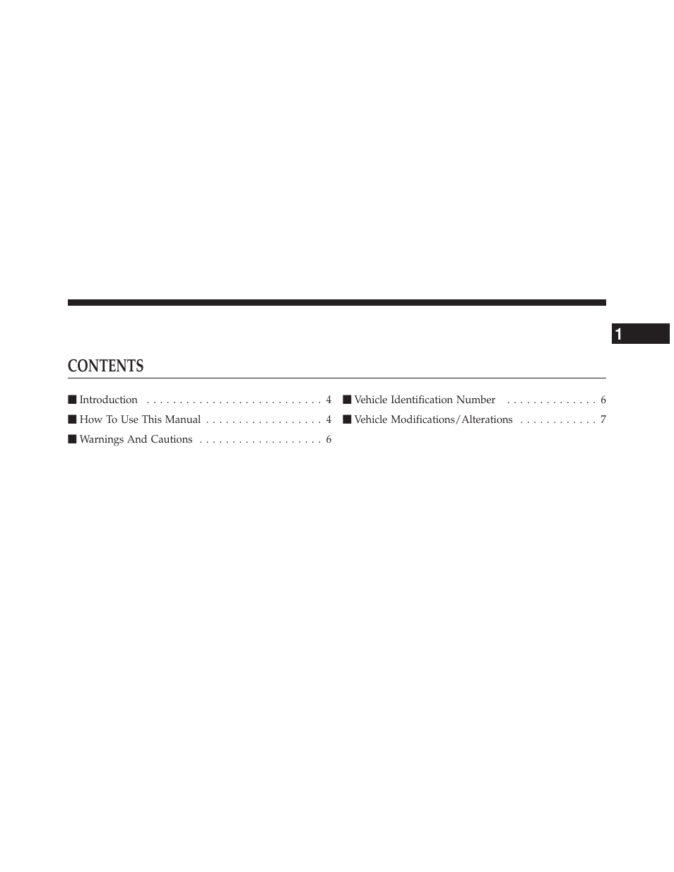 Chrysler 2010 Sebring Convertible - Owner Manual User Manual | Page 4 / 457