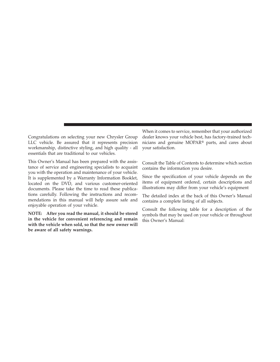 Introduction, How to use this manual | Chrysler 2010 Sebring Convertible - Owner Manual User Manual | Page 5 / 457