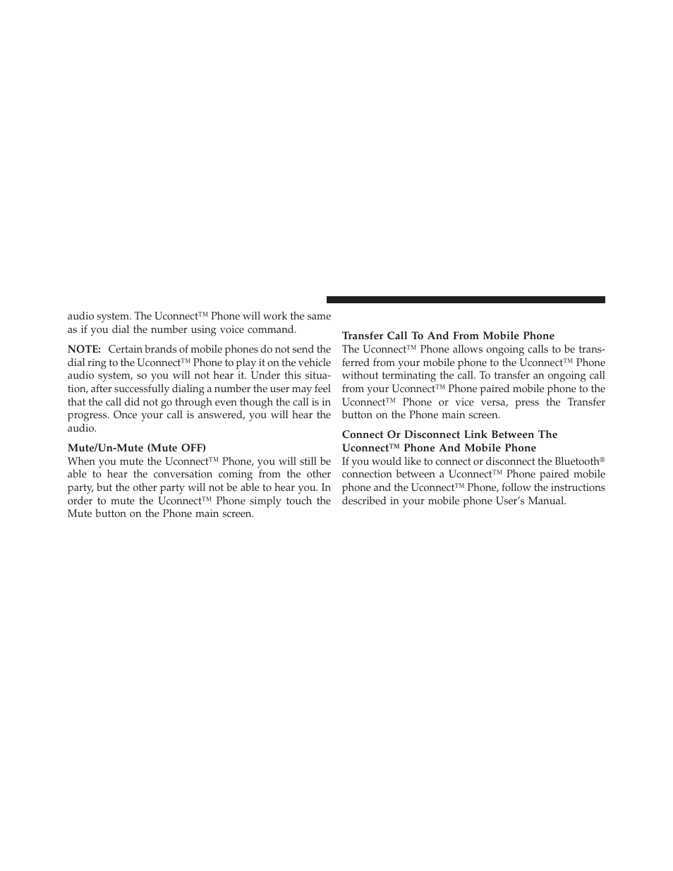 Advanced phone connectivity | Chrysler 2011 300 - Owner Manual User Manual | Page 132 / 536