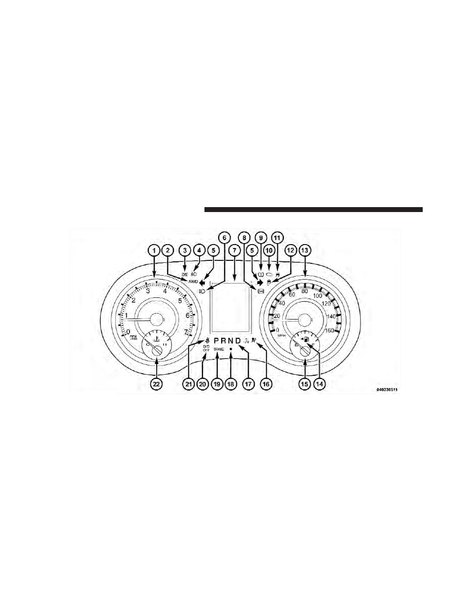 Instrument cluster | Chrysler 2011 300 - Owner Manual User Manual | Page 260 / 536