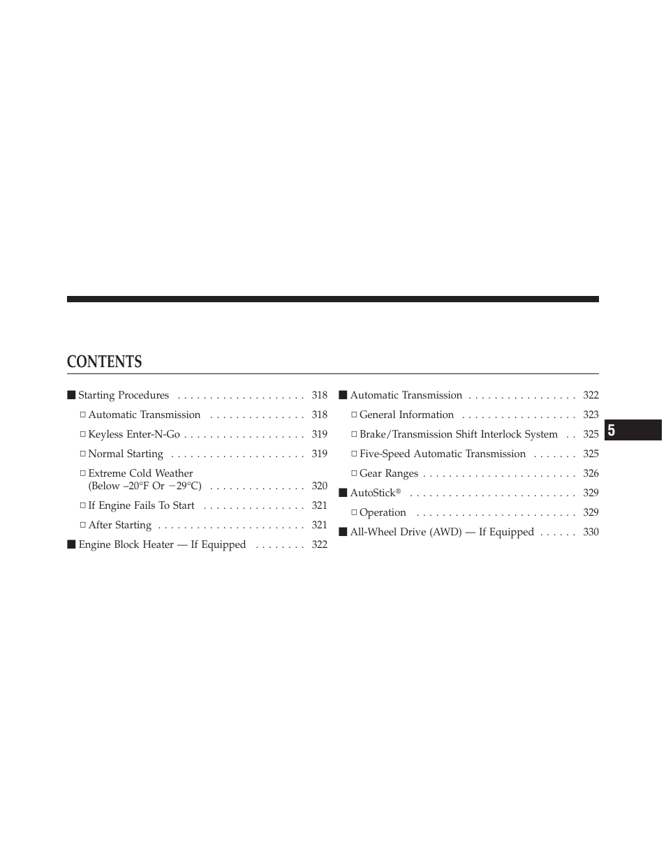 Chrysler 2011 300 - Owner Manual User Manual | Page 315 / 536