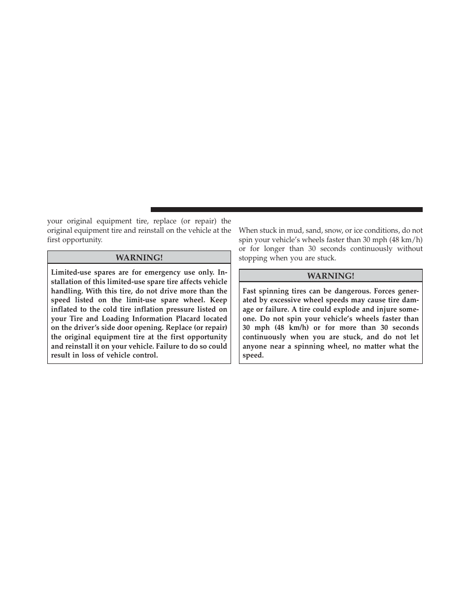 Tire spinning | Chrysler 2011 300 - Owner Manual User Manual | Page 366 / 536