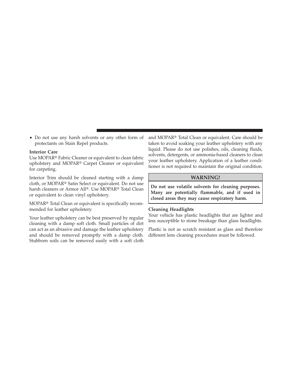Chrysler 2011 300 - Owner Manual User Manual | Page 466 / 536