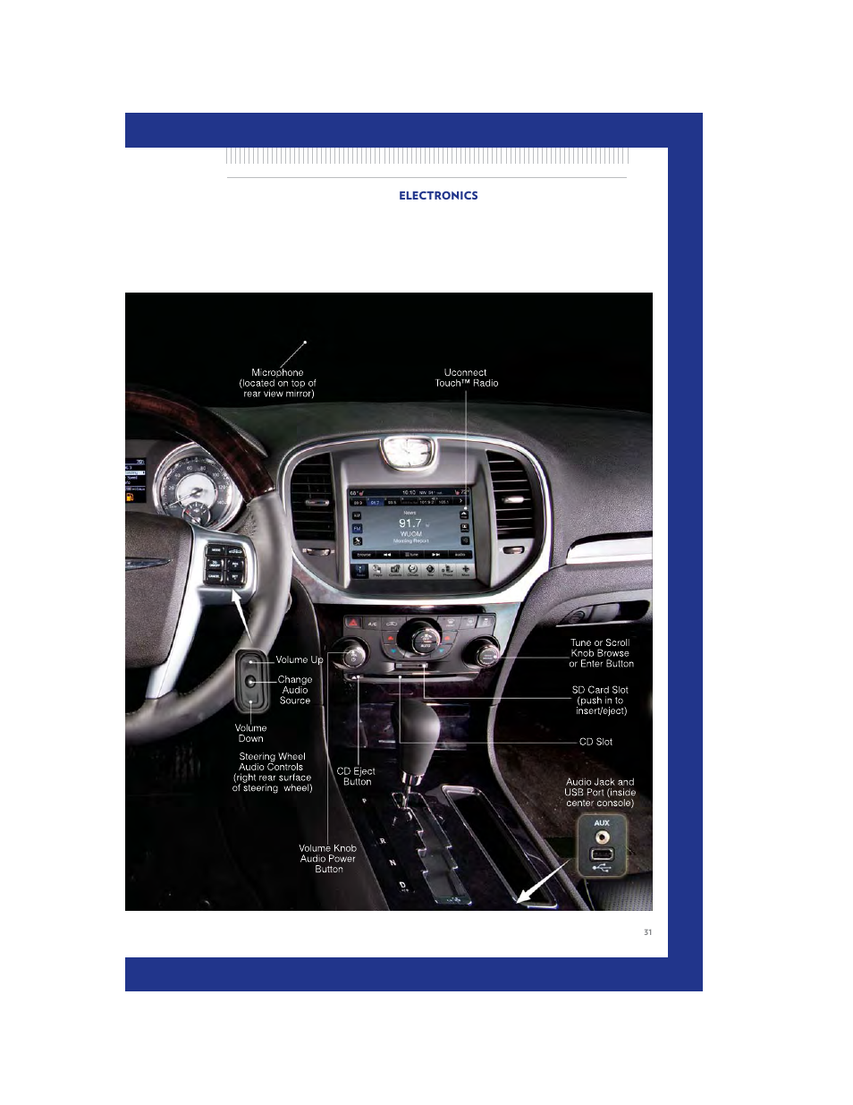 Chrysler 2011 300 SRT - User Guide User Manual | Page 33 / 92