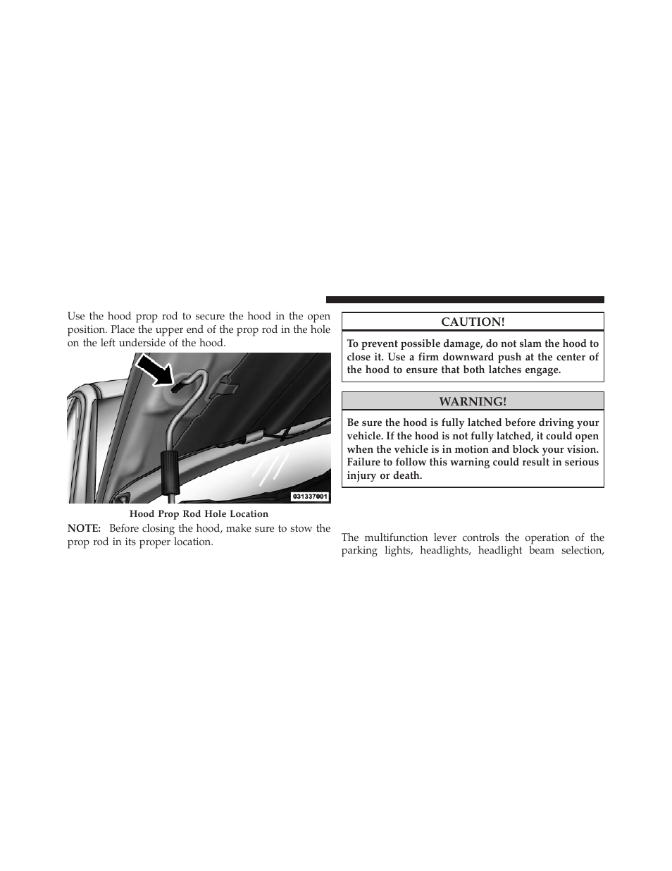 Lights, Multifunction lever | Chrysler 2011 200 - Owner Manual User Manual | Page 148 / 490
