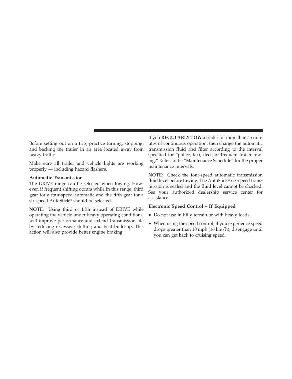 Towing tips | Chrysler 2011 200 - Owner Manual User Manual | Page 370 / 490