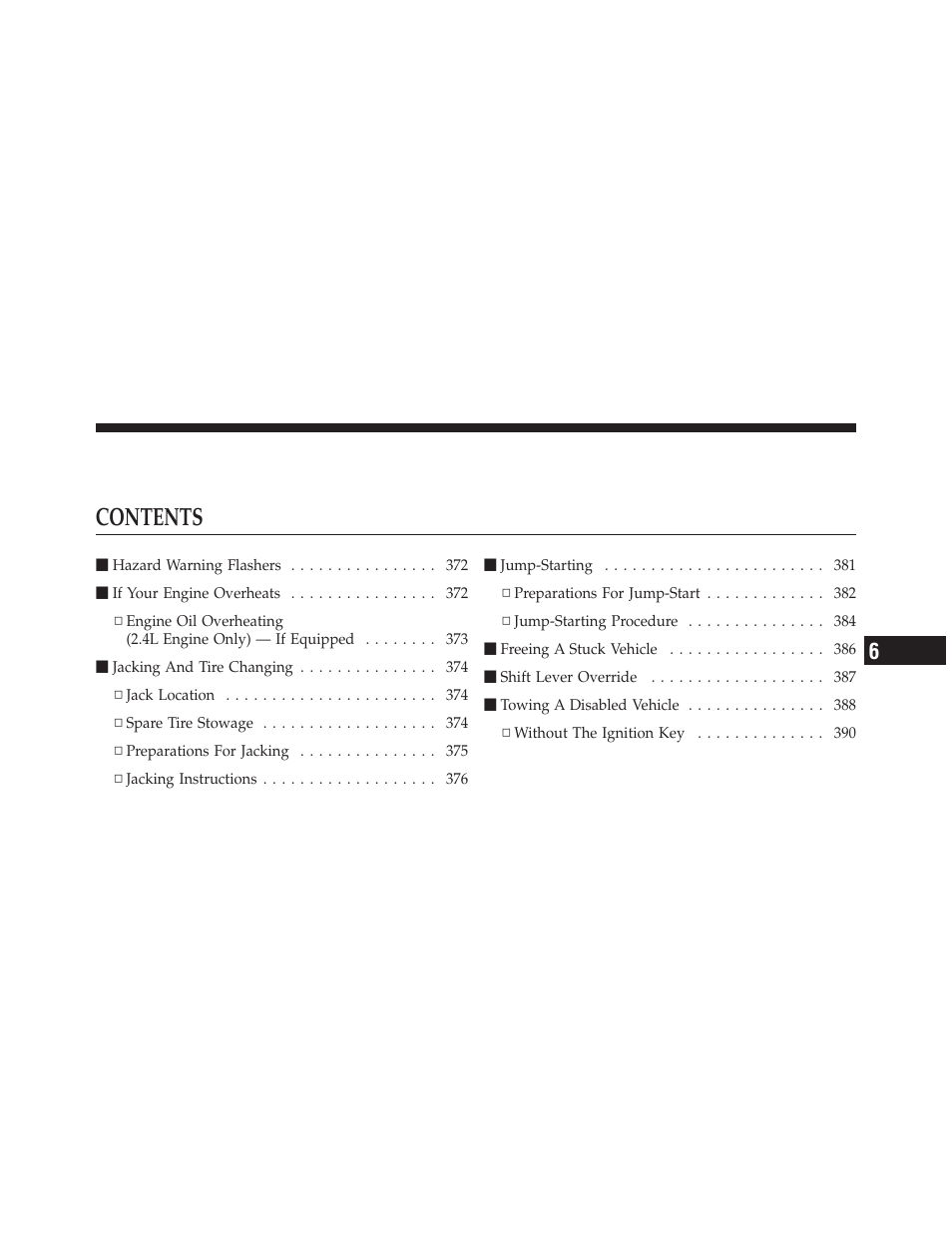 Chrysler 2011 200 - Owner Manual User Manual | Page 373 / 490
