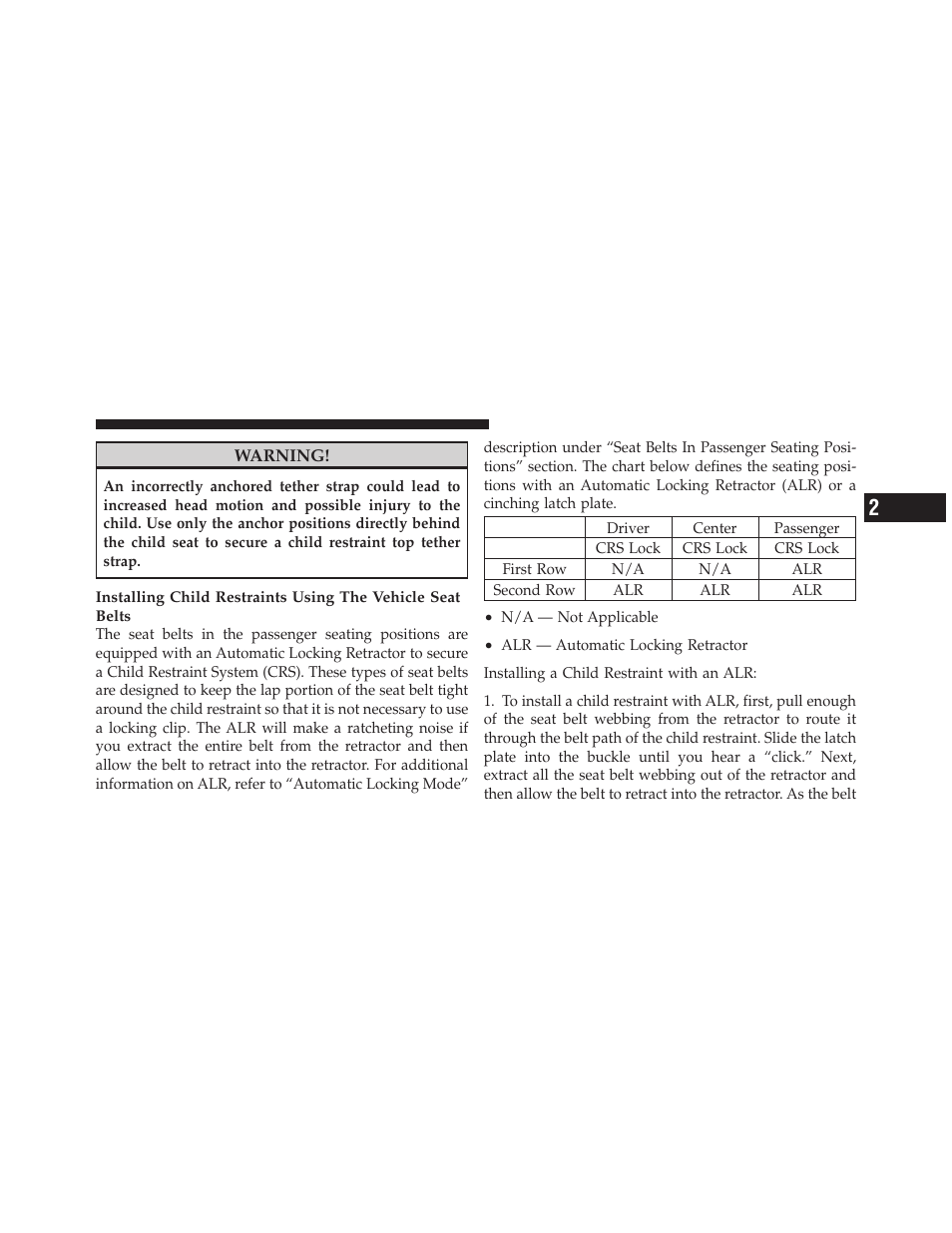Chrysler 2011 200 - Owner Manual User Manual | Page 83 / 490