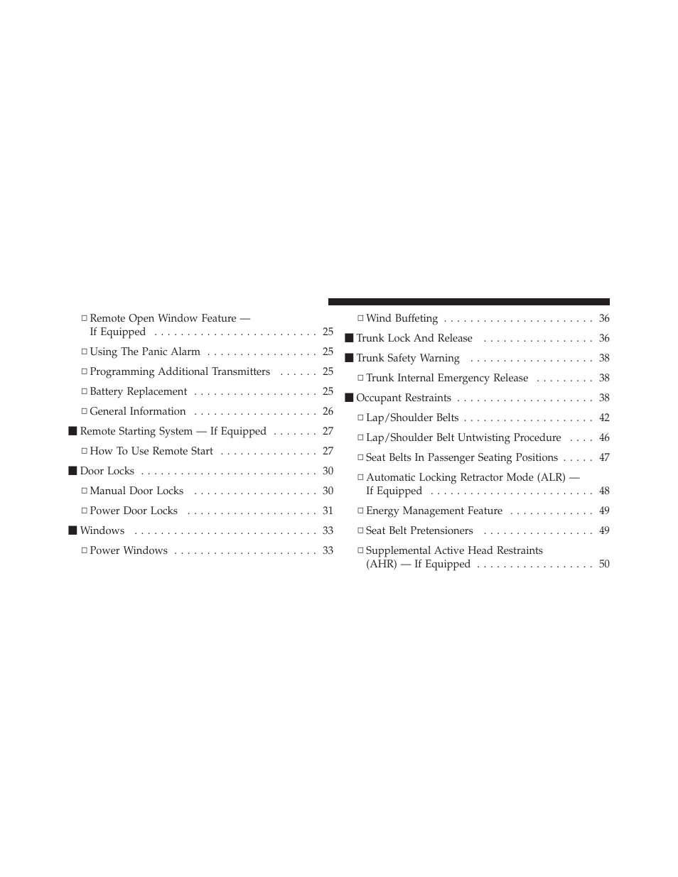 Chrysler 2011 200 Convertible - Owner Manual User Manual | Page 12 / 505