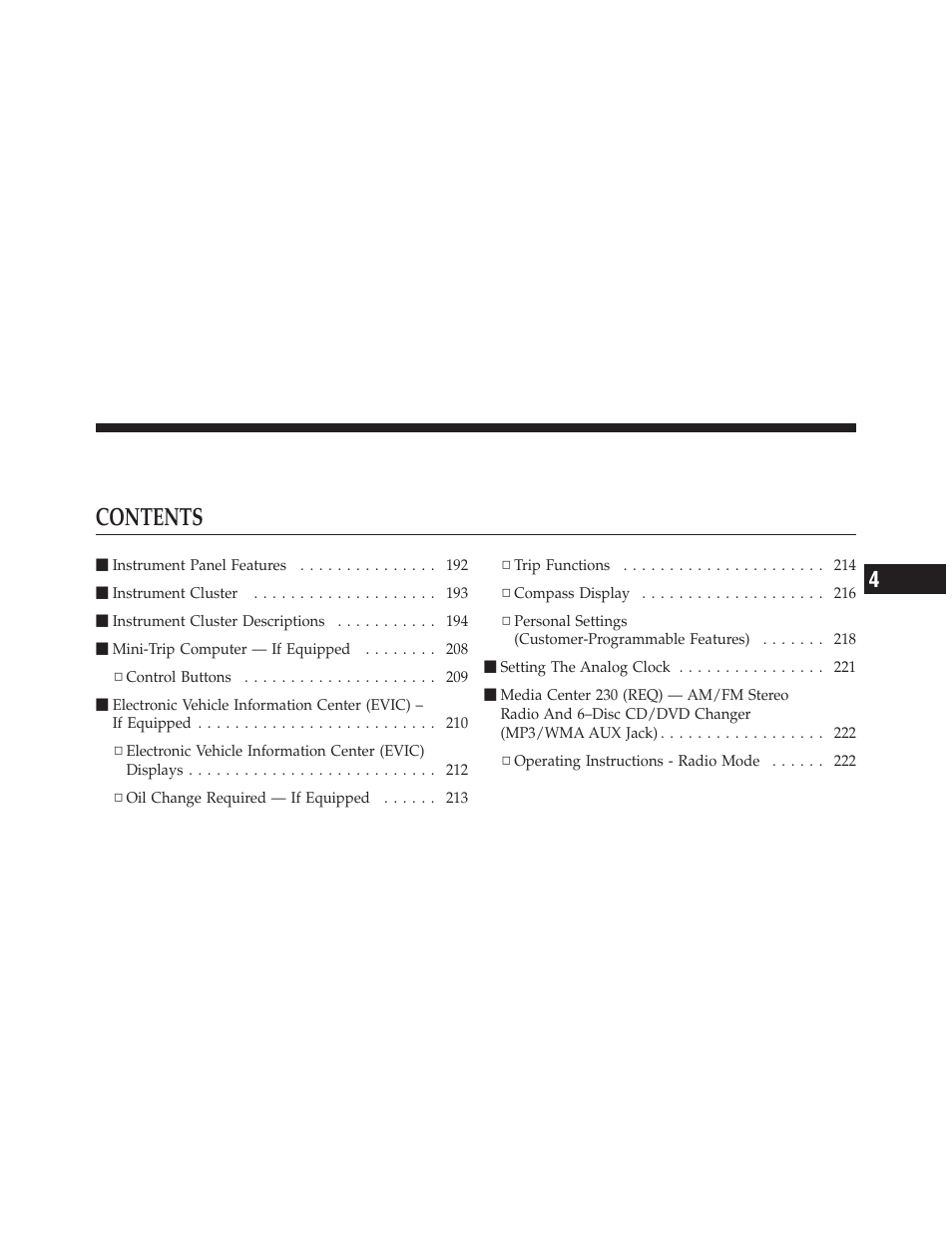 Chrysler 2011 200 Convertible - Owner Manual User Manual | Page 191 / 505