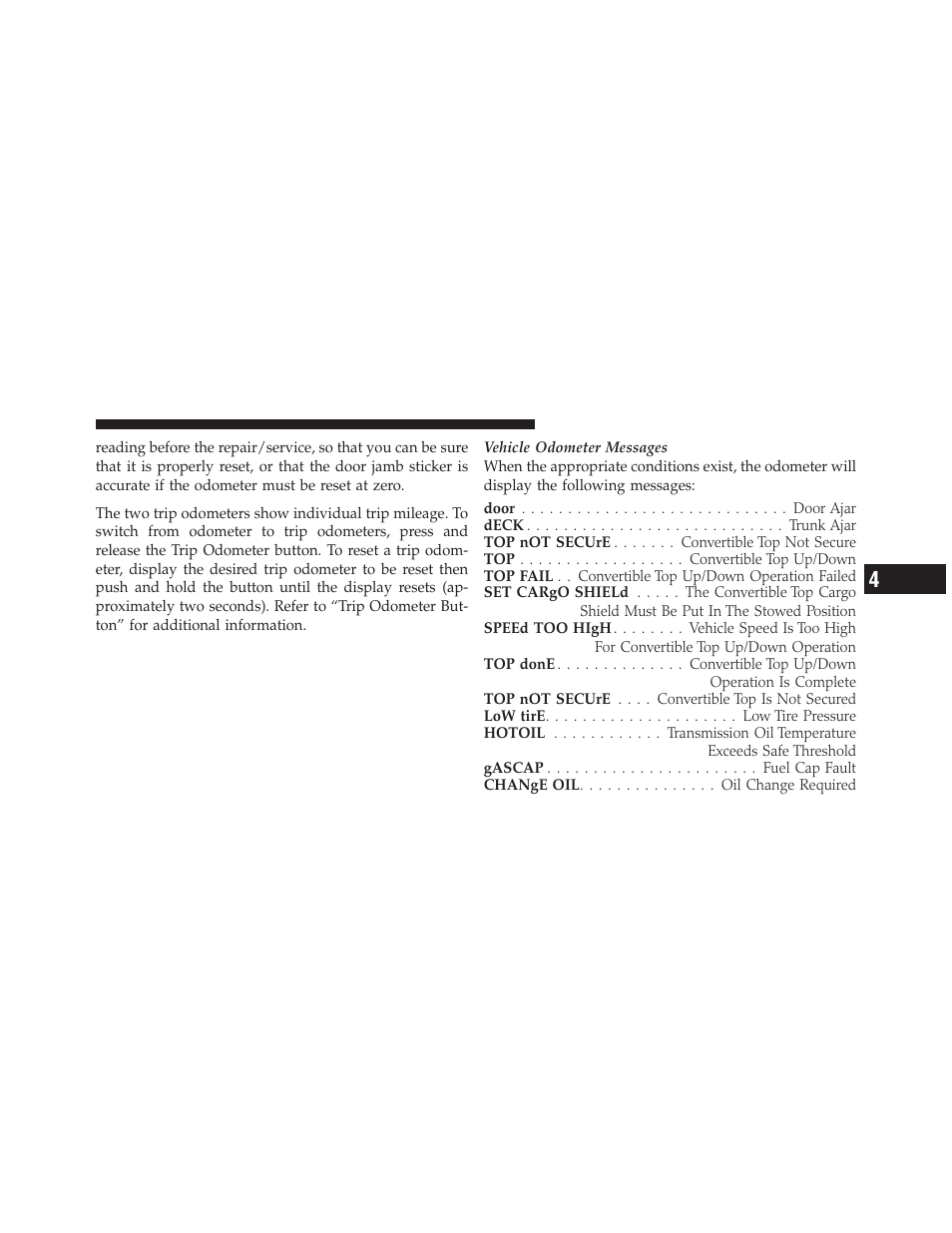 Chrysler 2011 200 Convertible - Owner Manual User Manual | Page 201 / 505
