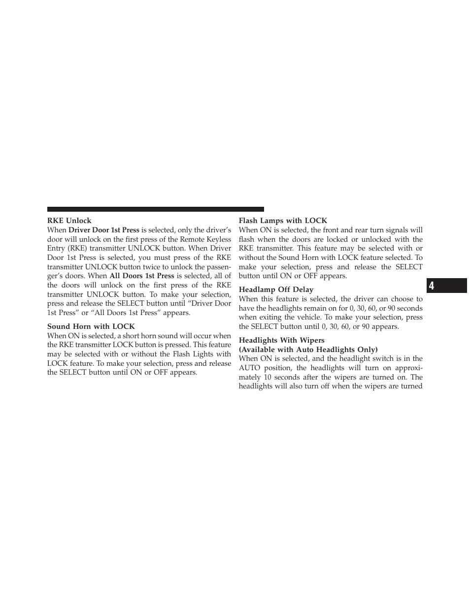 Chrysler 2011 200 Convertible - Owner Manual User Manual | Page 221 / 505