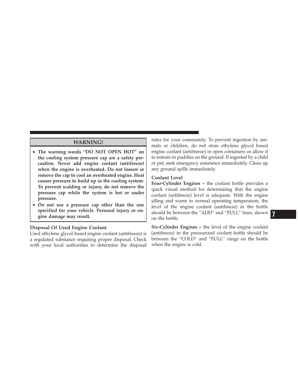 Chrysler 2011 200 Convertible - Owner Manual User Manual | Page 427 / 505