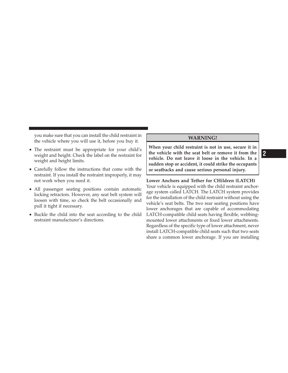 Chrysler 2011 200 Convertible - Owner Manual User Manual | Page 73 / 505
