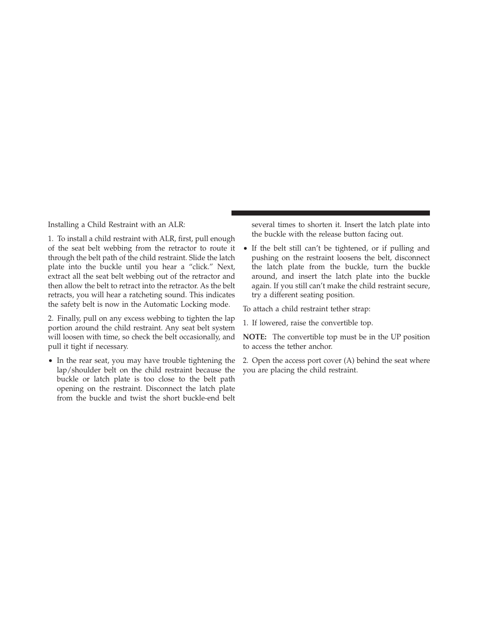 Chrysler 2011 200 Convertible - Owner Manual User Manual | Page 78 / 505
