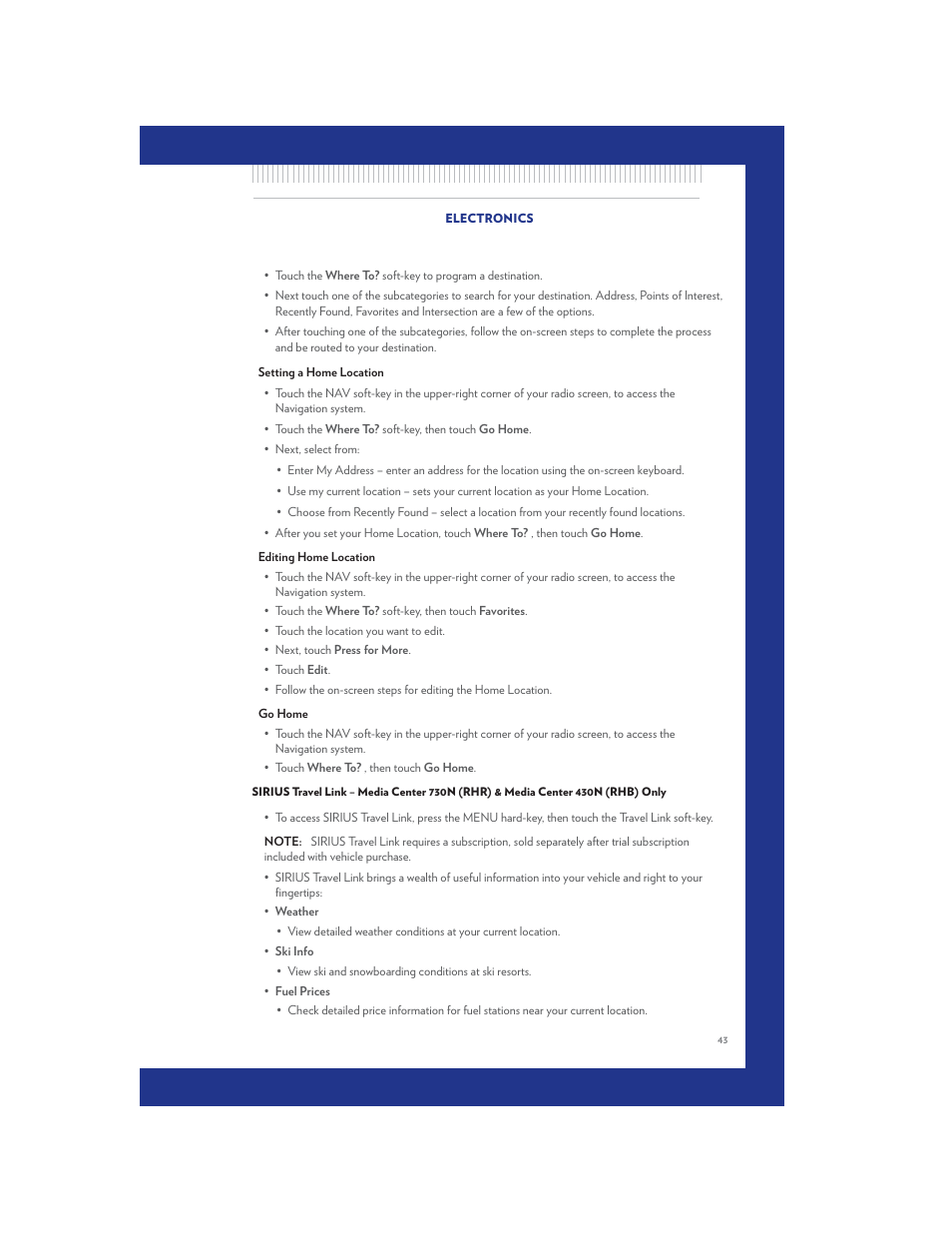 Chrysler 2011 Country - User Guide User Manual | Page 45 / 100