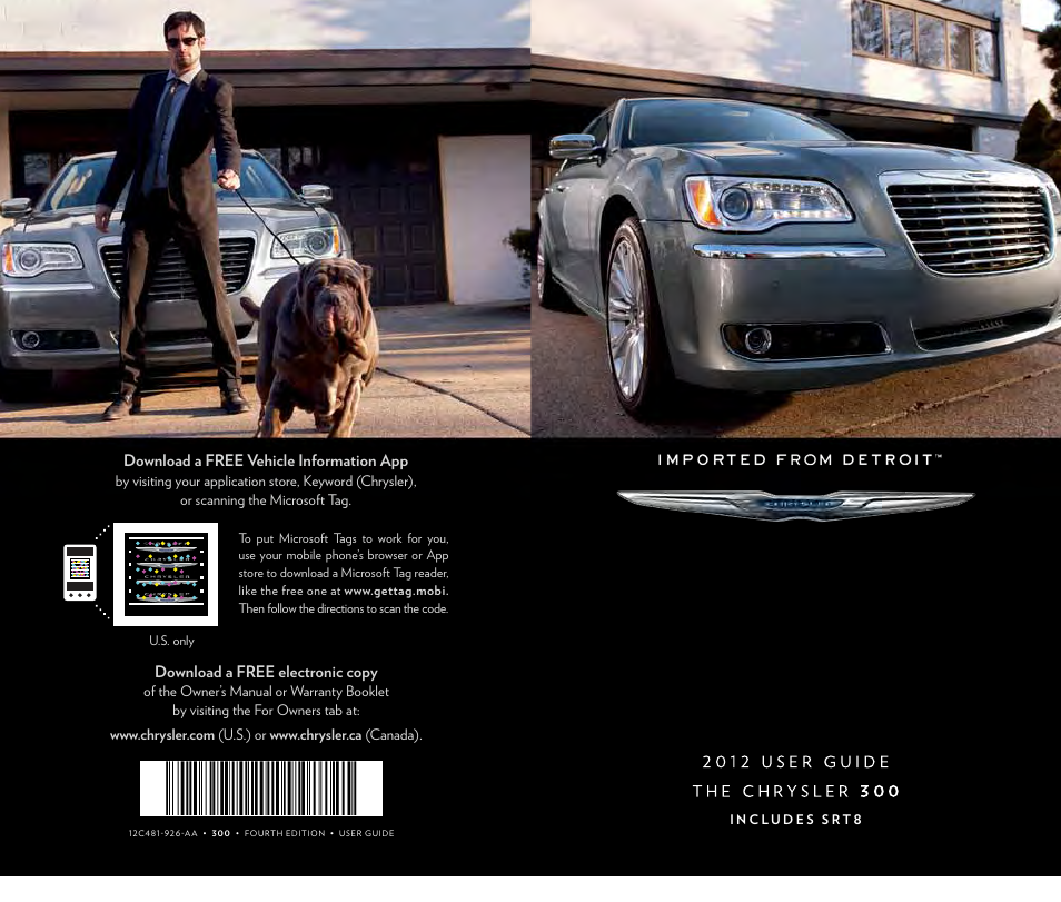 Chrysler 2012 300 SRT - User Guide User Manual | Page 124 / 124