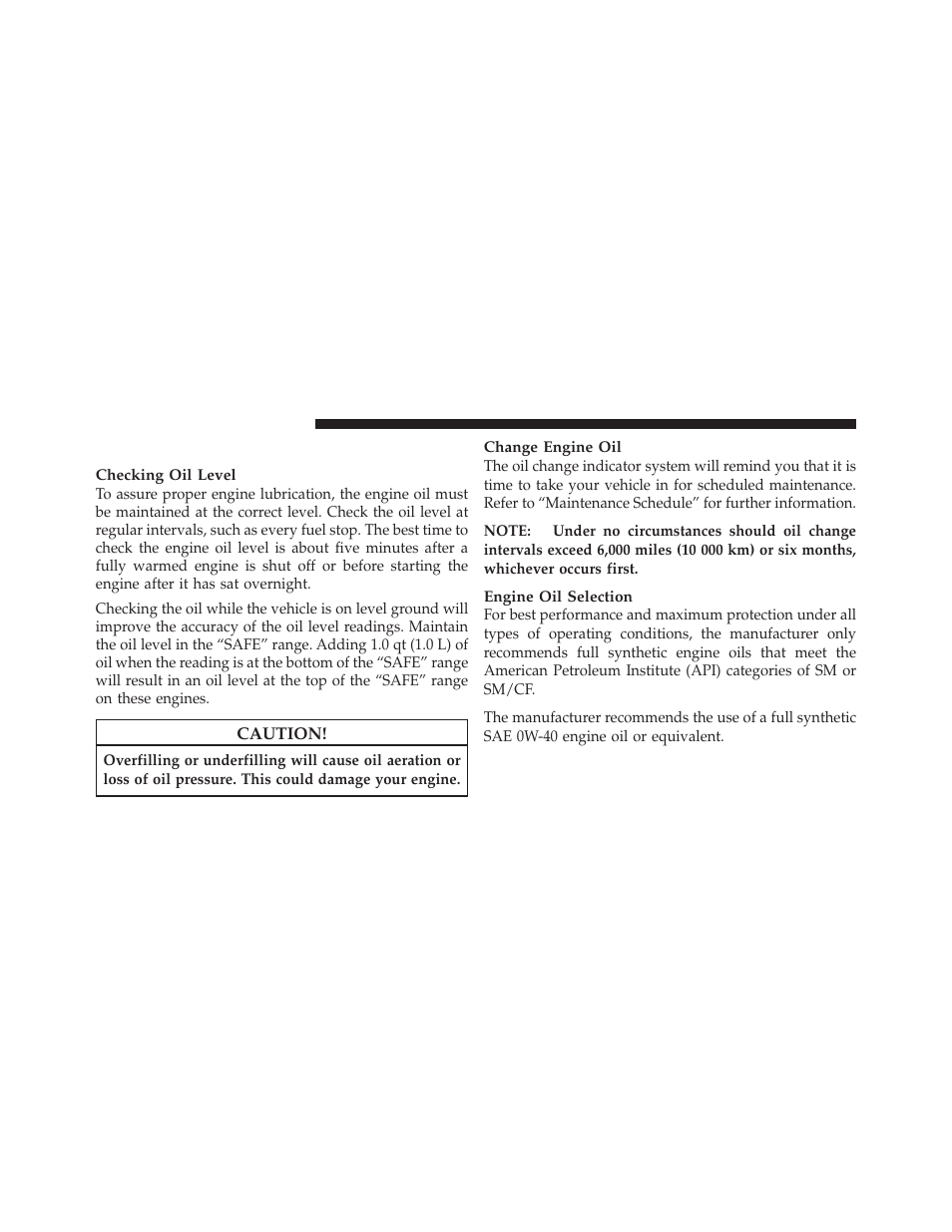 Engine oil | Chrysler 2012 300 SRT - Owner Manual User Manual | Page 460 / 557