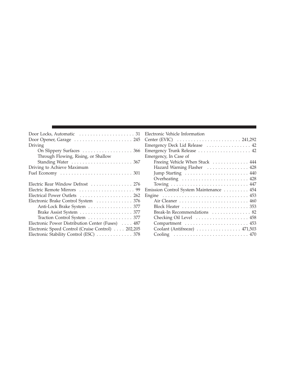 Chrysler 2012 300 SRT - Owner Manual User Manual | Page 540 / 557