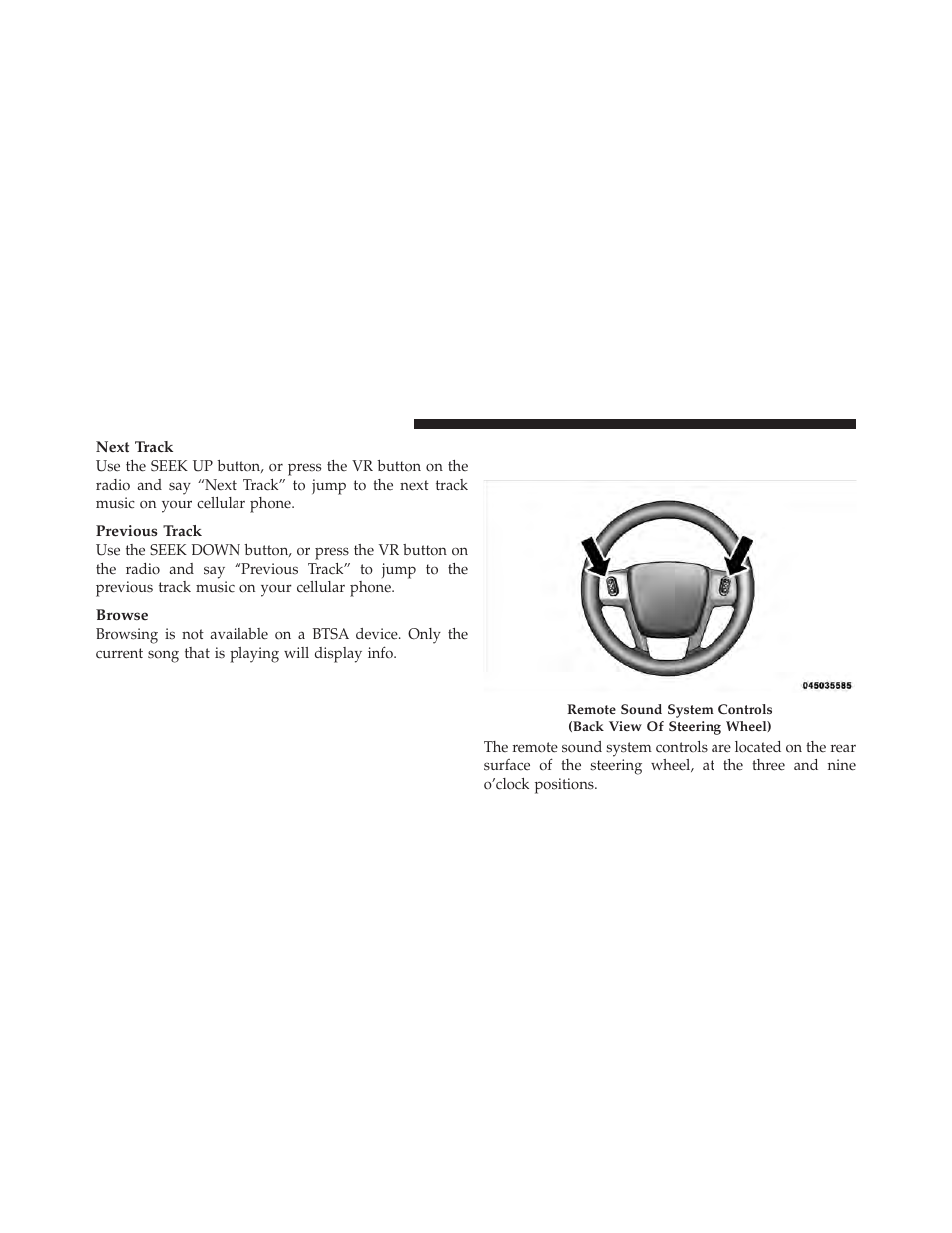 Steering wheel audio controls — if equipped, Steering wheel audio controls, If equipped | Chrysler 2012 200 - Owner Manual User Manual | Page 274 / 508