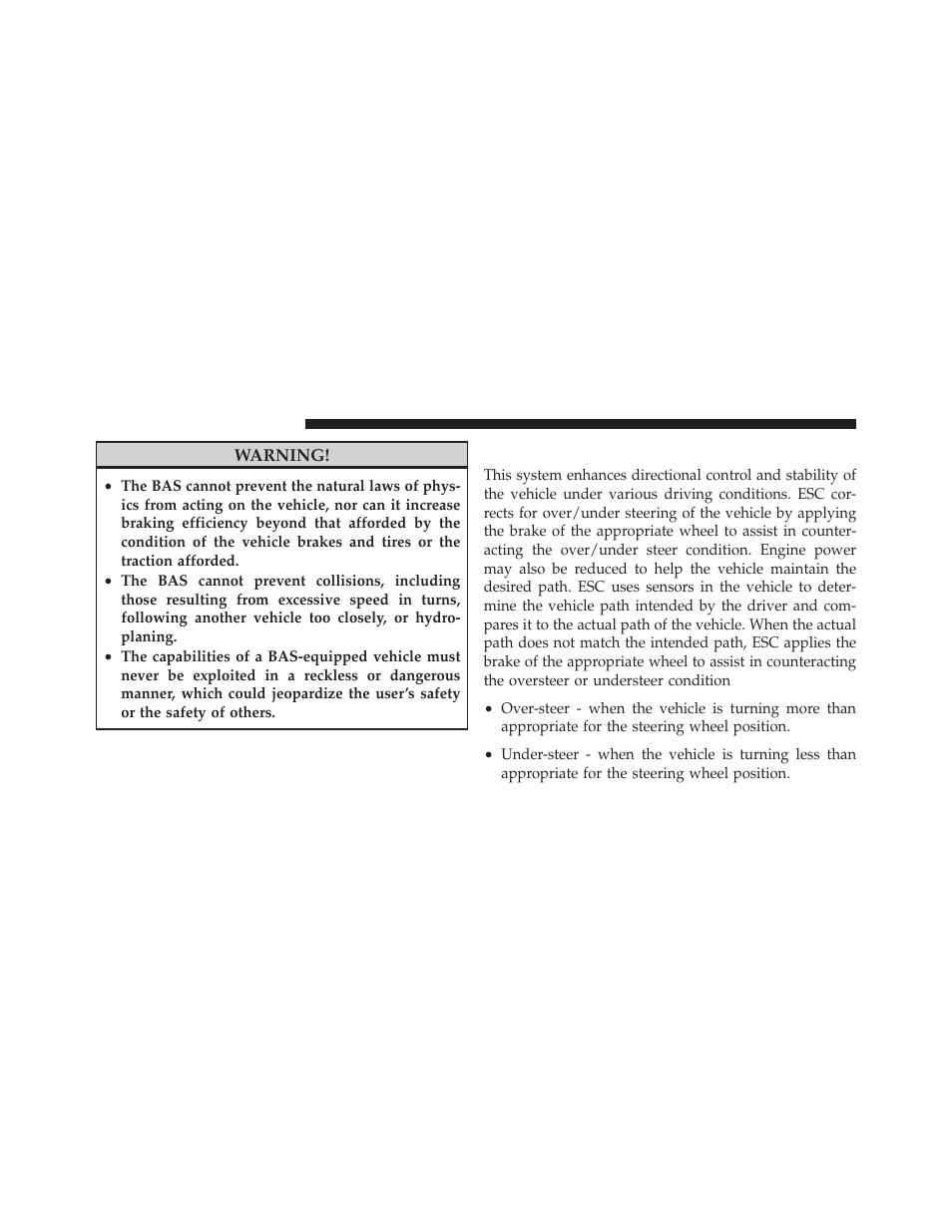 Electronic stability control (esc) | Chrysler 2012 200 - Owner Manual User Manual | Page 330 / 508