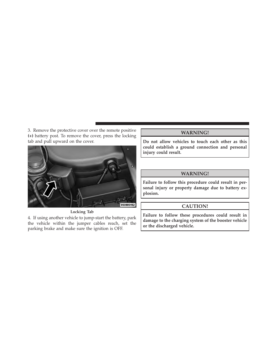 Jump-starting procedure | Chrysler 2012 200 - Owner Manual User Manual | Page 402 / 508