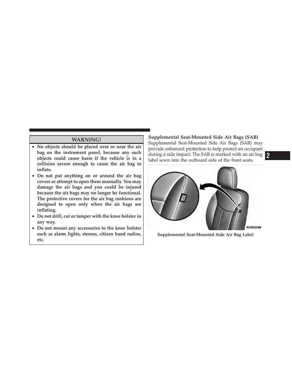 Chrysler 2012 200 - Owner Manual User Manual | Page 63 / 508