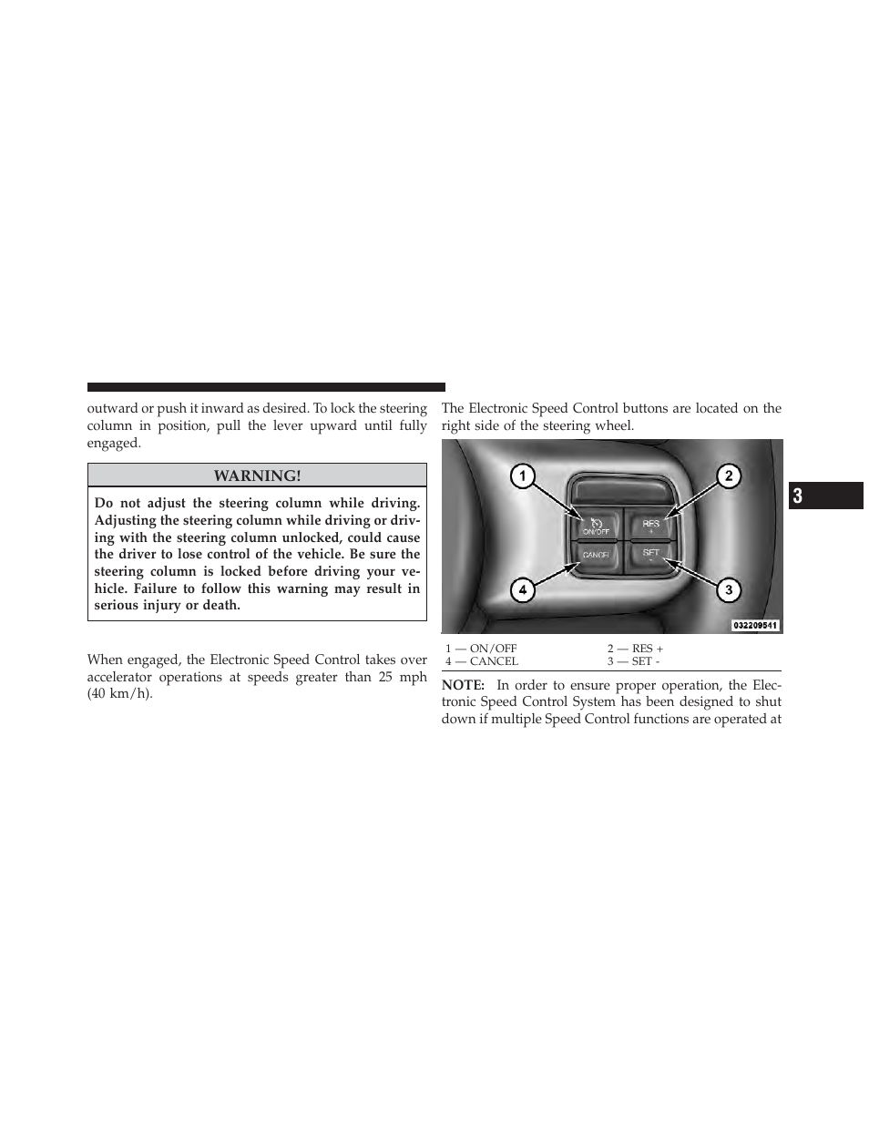 Electronic speed control — if equipped | Chrysler 2012 200 Convertible - Owner Manual User Manual | Page 175 / 517