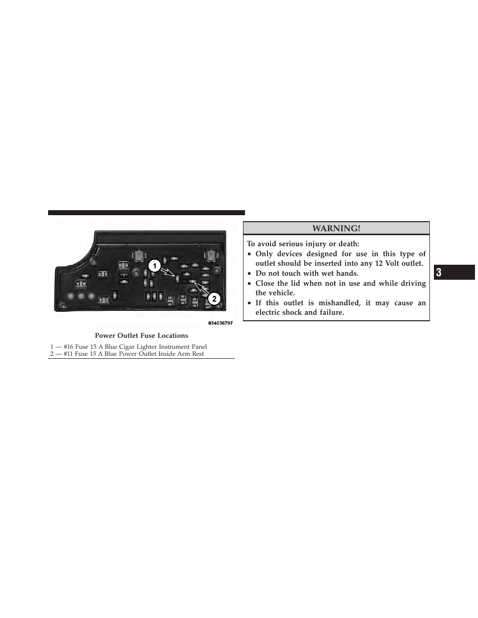 Chrysler 2012 200 Convertible - Owner Manual User Manual | Page 189 / 517