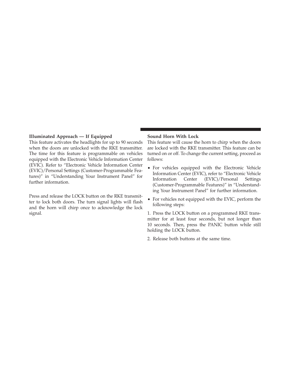 To lock the doors | Chrysler 2012 200 Convertible - Owner Manual User Manual | Page 26 / 517