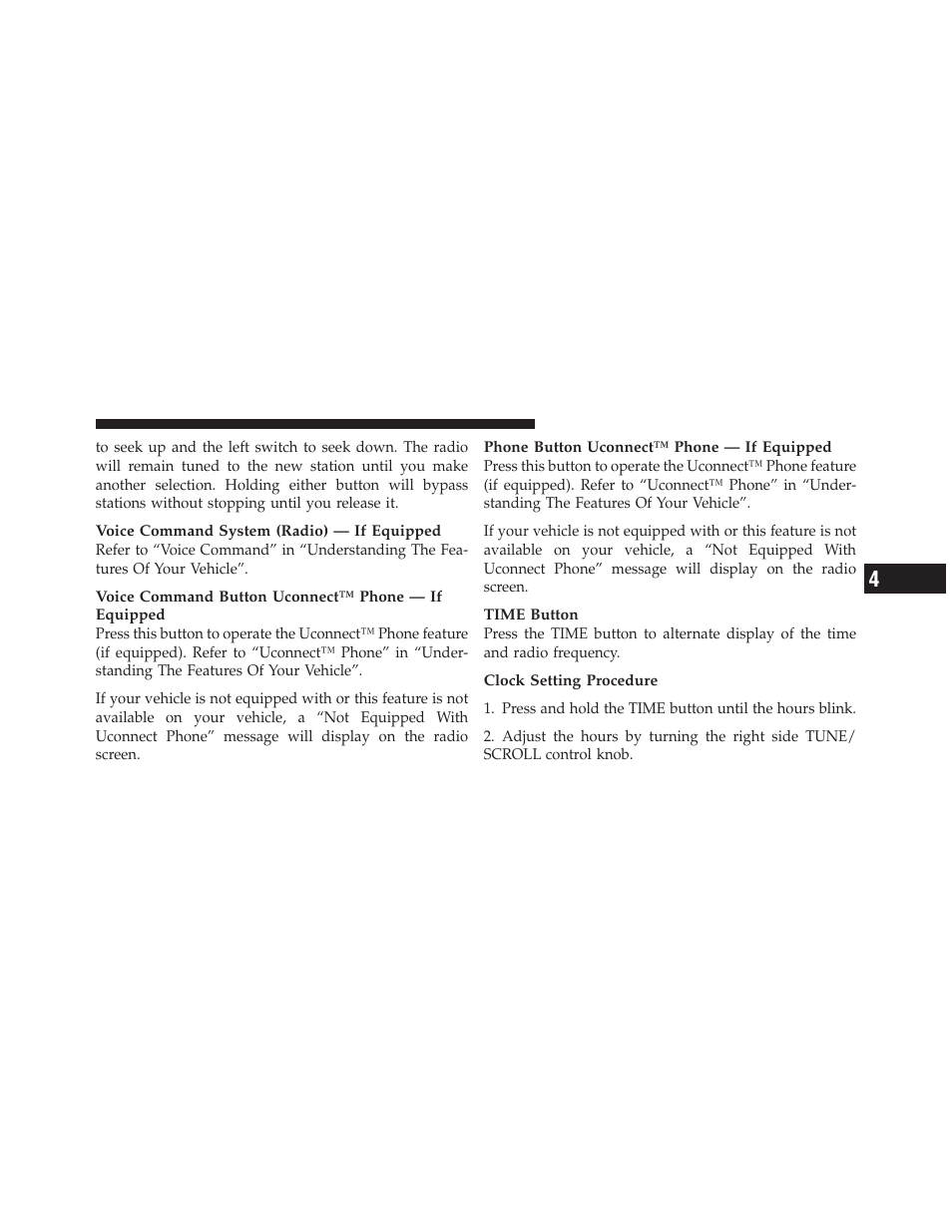 Chrysler 2012 200 Convertible - Owner Manual User Manual | Page 263 / 517