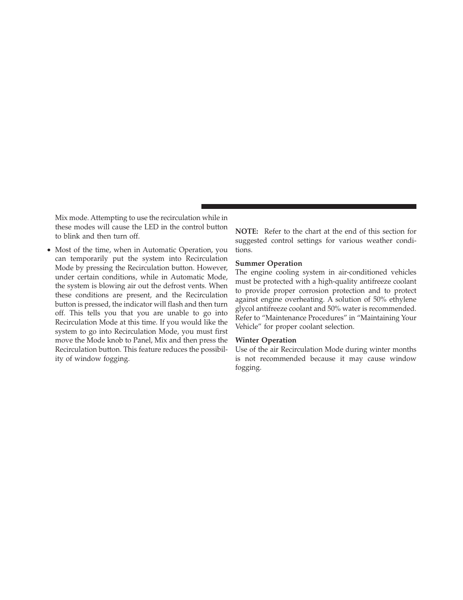 Operating tips | Chrysler 2012 200 Convertible - Owner Manual User Manual | Page 298 / 517