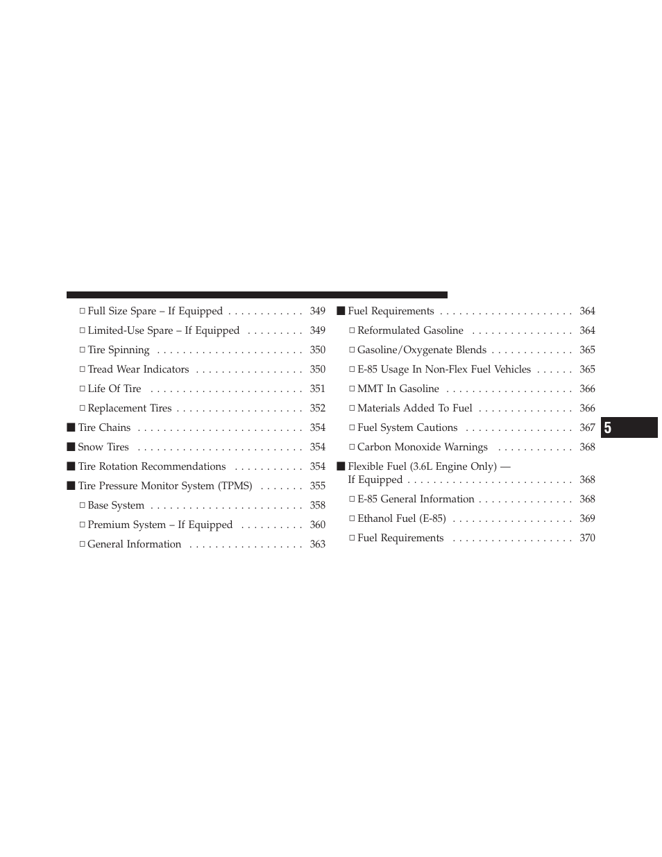 Chrysler 2012 200 Convertible - Owner Manual User Manual | Page 305 / 517
