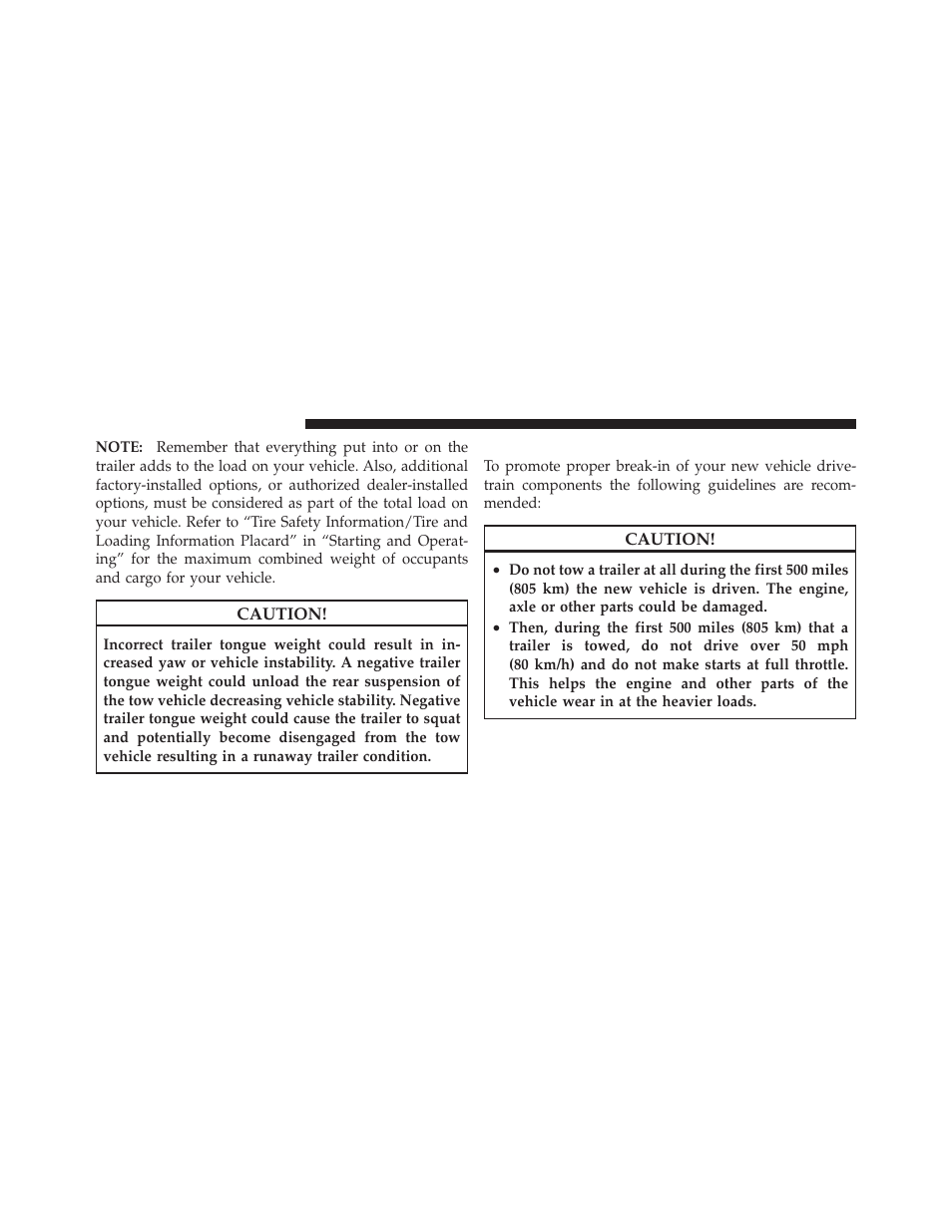 Towing requirements | Chrysler 2012 200 Convertible - Owner Manual User Manual | Page 384 / 517