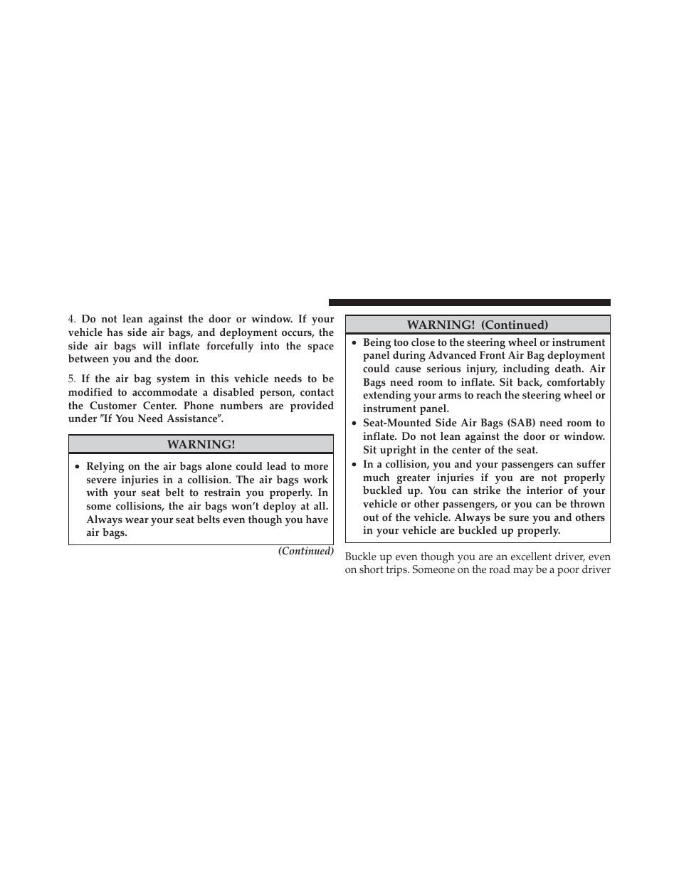 Chrysler 2012 200 Convertible - Owner Manual User Manual | Page 44 / 517
