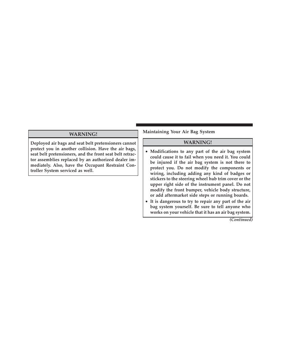 Chrysler 2012 200 Convertible - Owner Manual User Manual | Page 68 / 517