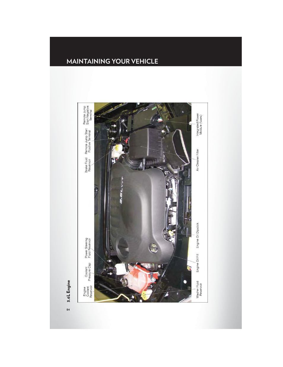 6l engine, Maintaining your vehicle | Chrysler 2012 200 Convertible - User Guide User Manual | Page 86 / 108