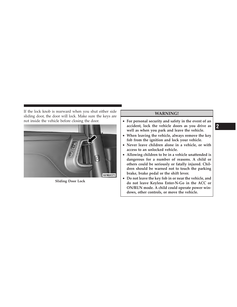 Chrysler 2012 Country - Owner Manual User Manual | Page 37 / 652