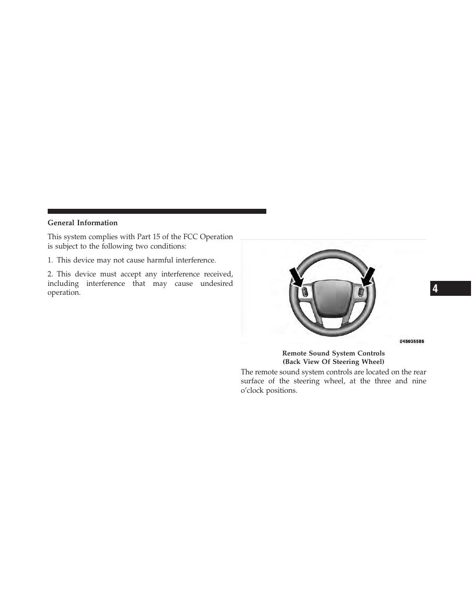 Steering wheel audio controls — if equipped, Steering wheel audio, Controls — if equipped | Chrysler 2012 Country - Owner Manual User Manual | Page 397 / 652