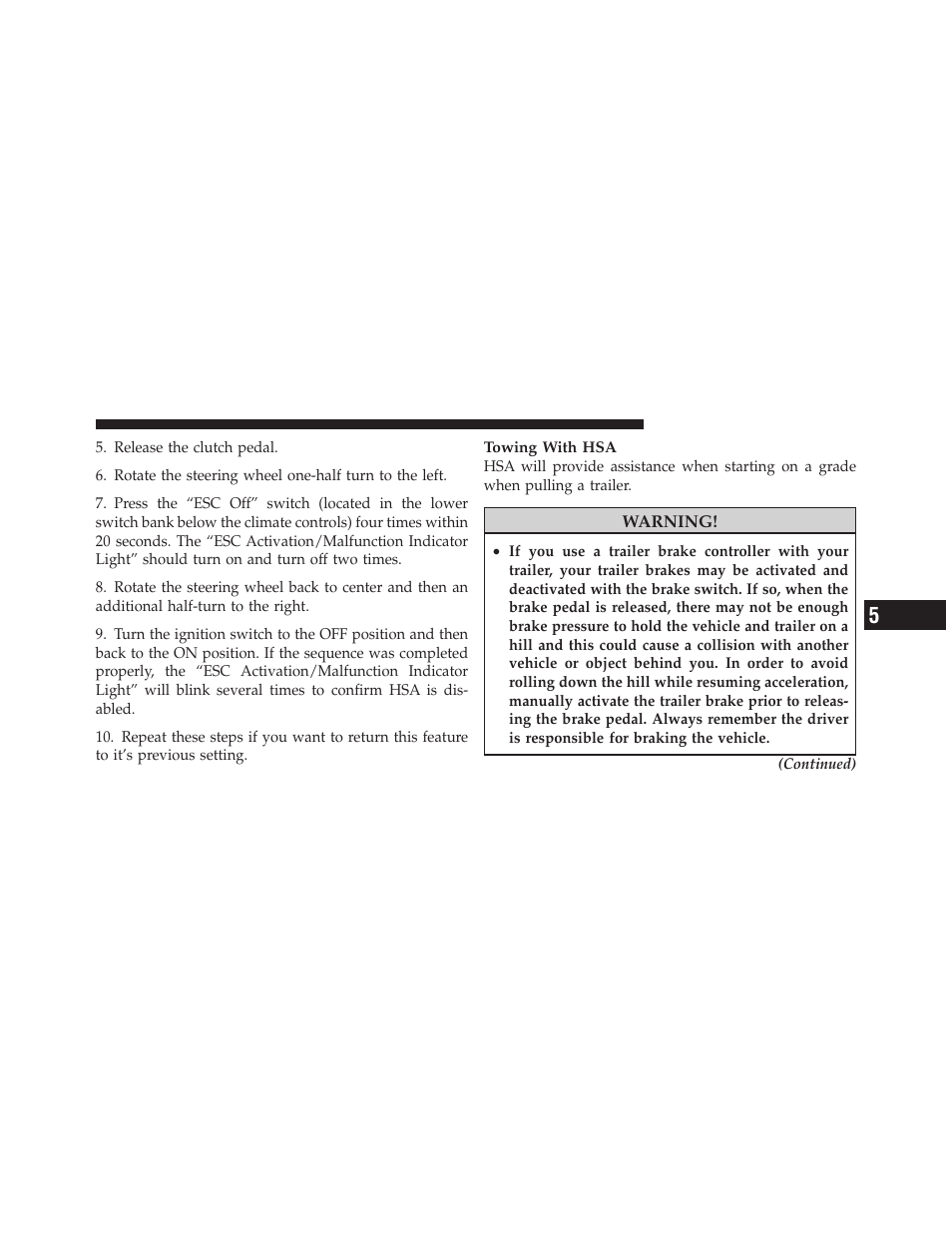 Chrysler 2012 Country - Owner Manual User Manual | Page 461 / 652
