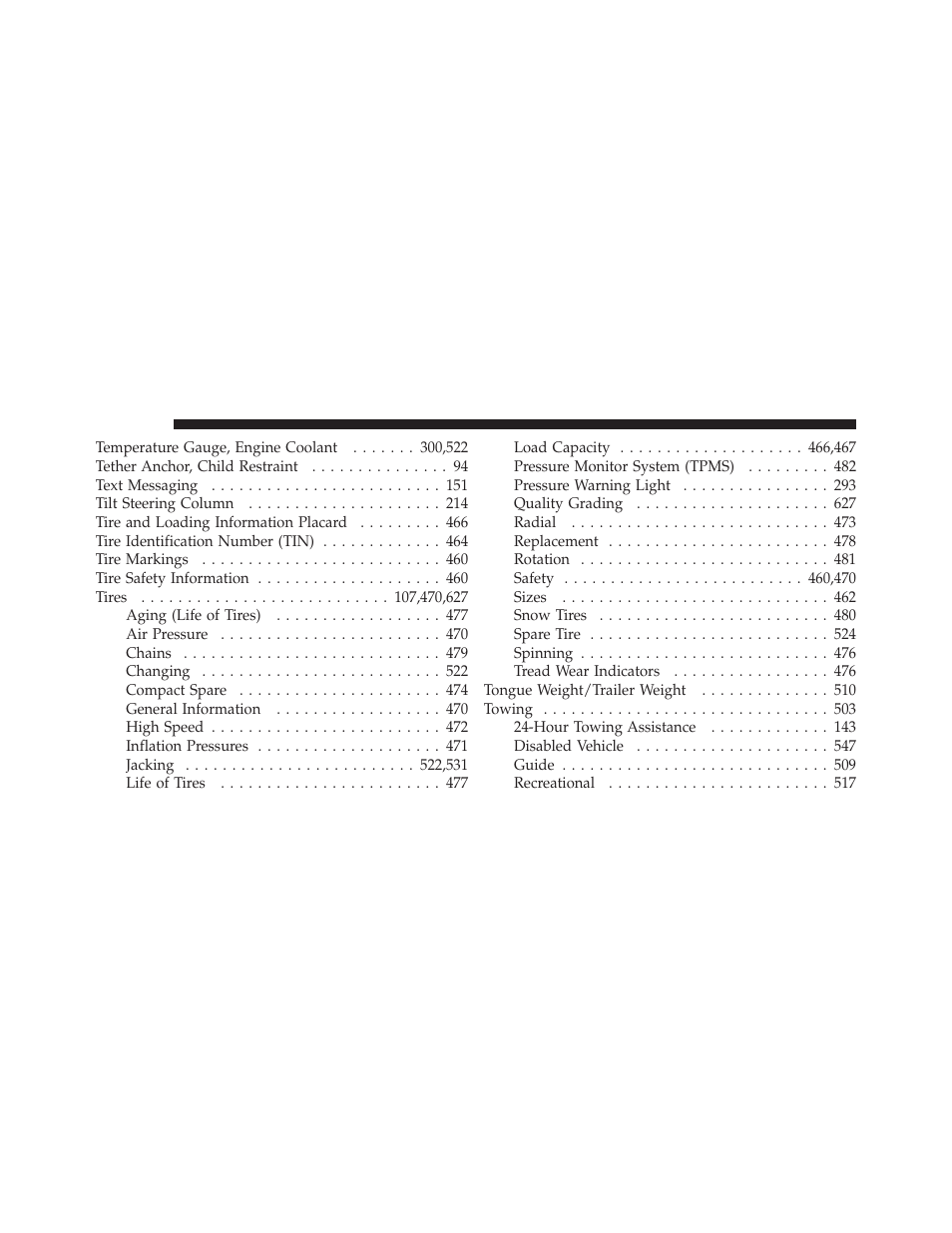 Chrysler 2012 Country - Owner Manual User Manual | Page 648 / 652