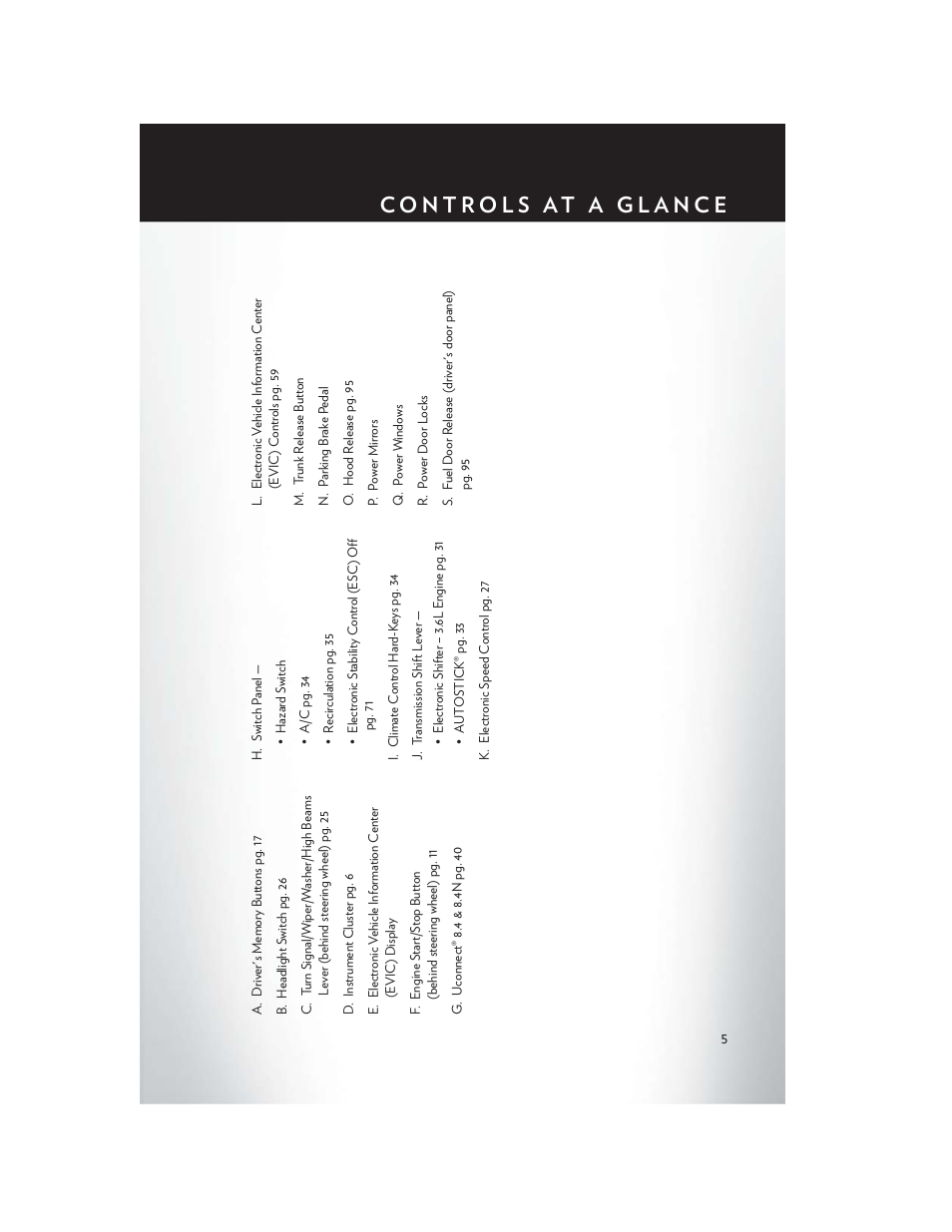 Chrysler 2013 300 - User Guide User Manual | Page 7 / 132