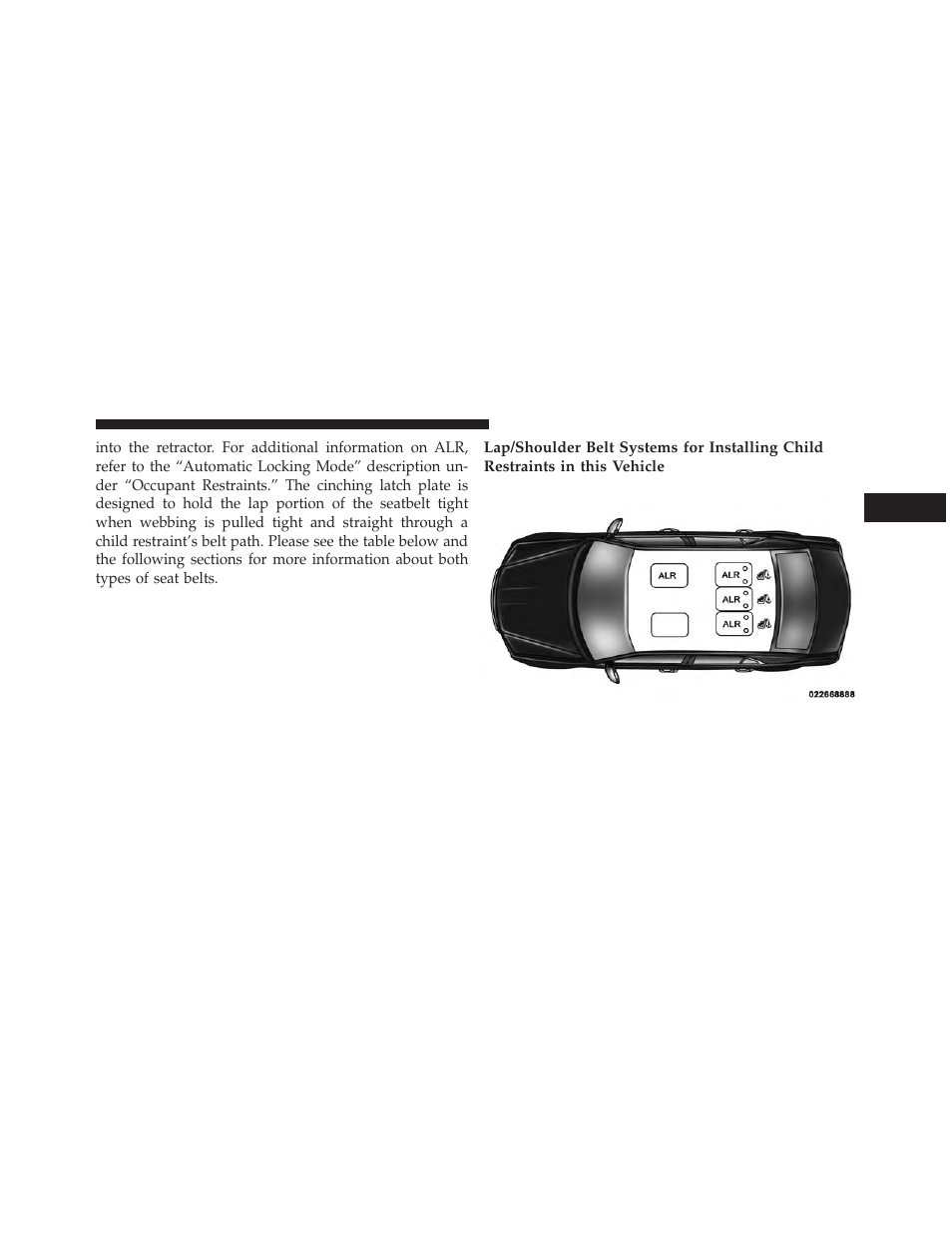 Chrysler 2013 300 SRT - Owner Manual User Manual | Page 89 / 580